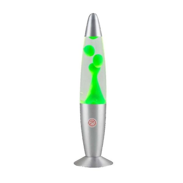 Metallbas lavavaxningslampa 25w klart vatten grönt vaxljus Kreativ dekoration ljus sovrum nattlampa (eu-kontakt) | Fruugo oss