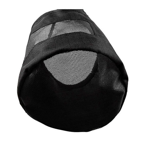 Justerbar Elastisk Höfodersäck för Hästar - Utomhus Halsmatningssäck i -24x25cm
