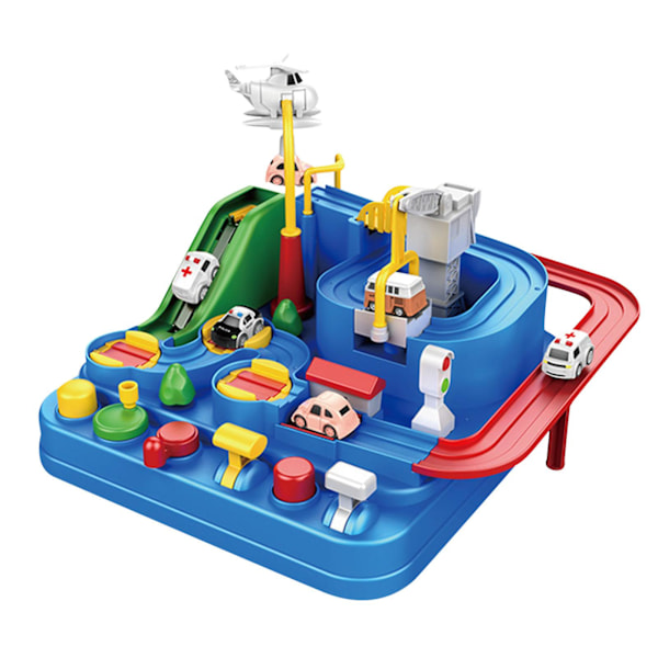 Barnegave Baby Car Adventure Game Manuell Rail Train Track Toys For Children Education Toys