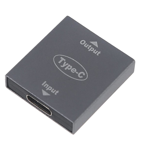 USB-C Hon till Dubbel USB-C Hon Delare Hub Konverter Adapter Typ C Koppling Förlängare Utbyggnad Kontakt för USB-C Enhet
