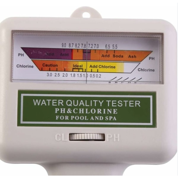 Gratis klortestare PH-mätare 2 i 1 digital vattenanalysmonitor,