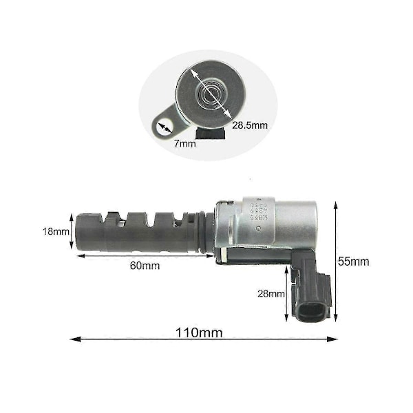 Nokka-akselin Vvt-ajoituksen säätöventtiilin solenoidi Smart 2004-2006 -malleihin, osanumero Mr984259 S202412309328