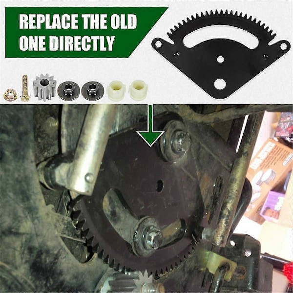 Styrsektorväxel (25 tänder) Pinjongväxel Reparationssats för John Deere