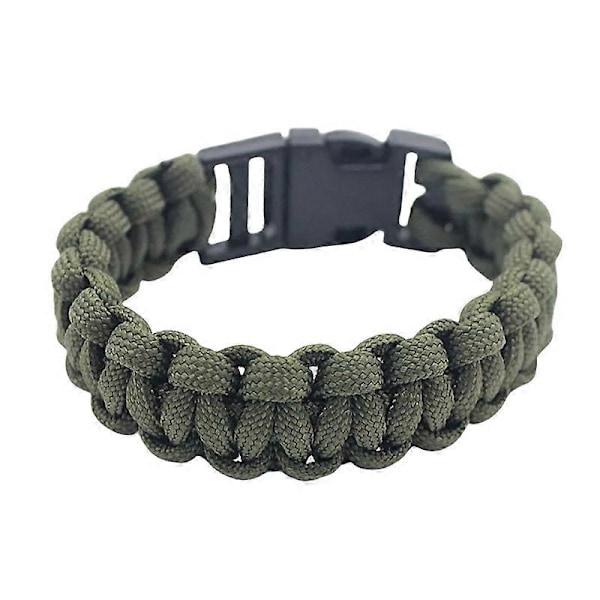 23cm sju kärnors Paracord Escape utomhus Nöd Flätat Rep EDC Camping Överlevnad Räddningsarmband Verktyg