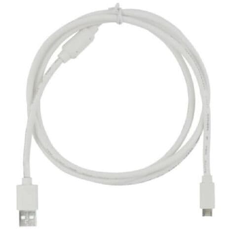 1,5 meter mikro-USB-kabel for datasynkronisering og lading med magnetisk ring