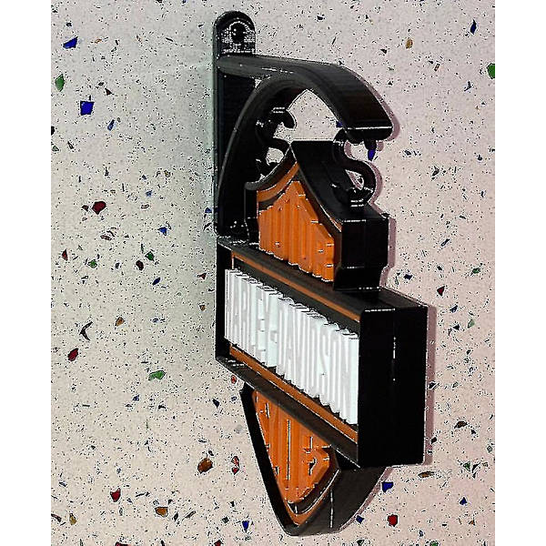 Harley Davidson vægophængt skilt, Harley Davidson logo skilt ornament, Harley Davidson vægdekoration