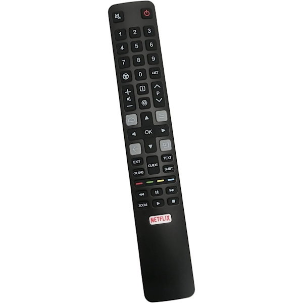 ARC802N YUI1 Fjärrkontroll Kompatibel med TCL 49C2US 55C2US 65C2US 75C2US 43P20US C9I2E 50E17US