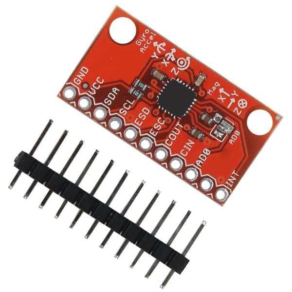 MPU-9150 9-Akset Gyroskop Accelerometer Magnetisk Sensor Modul Board Komponenter