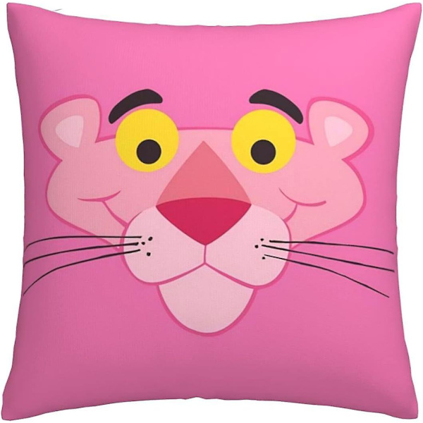 Rosa Pantern Mjuk Kuddfodral 45 X 45 Cm Kvadratiska Överkast Kuddfodral Bekväma Dekorativa Överkast Kuddfodral Lyx Kuddfodral För Soffa Sovrum Med Inv