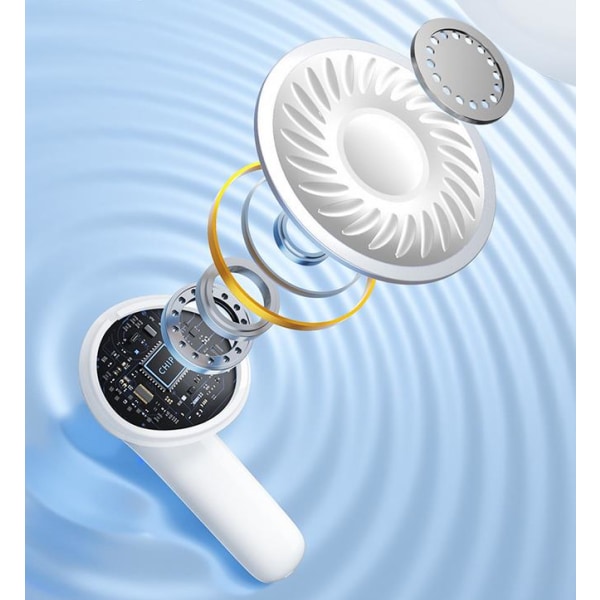 Langattomat kuulokkeet Bluetooth IP7 vedenpitävät nappikuulokkeet Langattomat nappikuulokkeet-valkoinen
