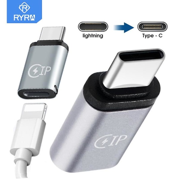 Ryra Otg Telefonadapter Lightning Hanne Til Type-c Hunnekabel For Iphone