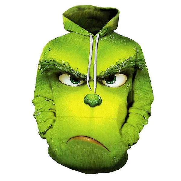 Anime 3d Digital Printing The Grinch The Grinch Men's And Women's Sweater Hooded Sweater Spring And Autumn