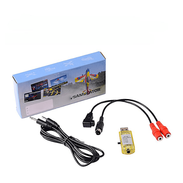 Trådlös RC-simulator RC-flygsimulator V2 Realflight XTR/G7/AEROFLY/FMS/PHOENIXRC/VRC Freerider FPV Quadcopter Träning RC