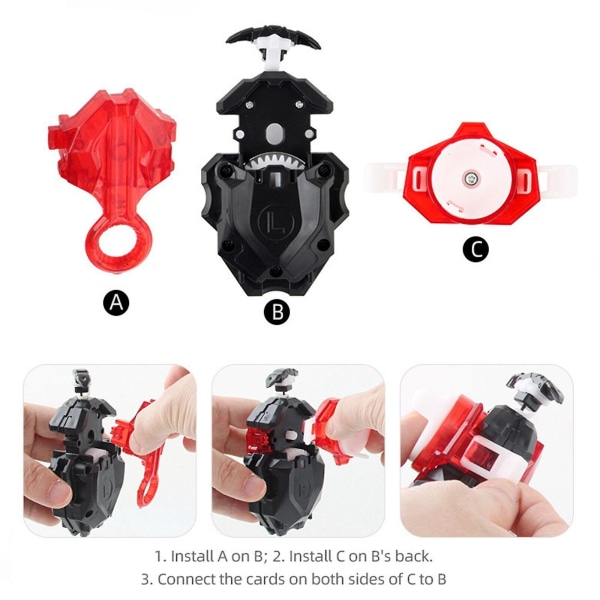 Beyblade Burst Db B184 Custom String Bey Launcher Lr Venstre+højre Spin Fk