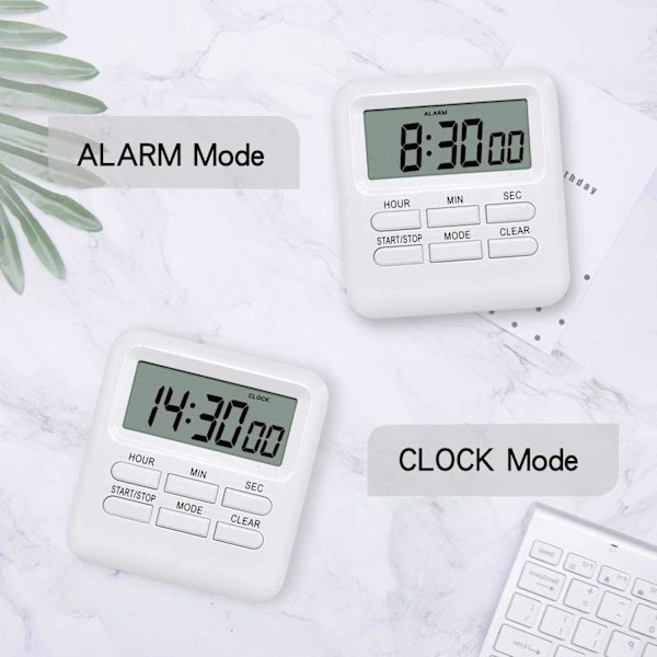 Digital väckarklocka timer med klocka