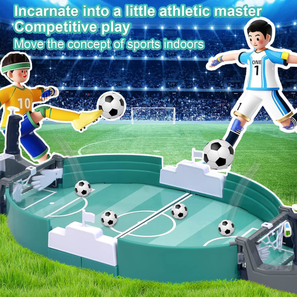 Stationär fotboll barnpussel stridsmaskin förälder-barn dubbel bordsspel fotbollsplan
