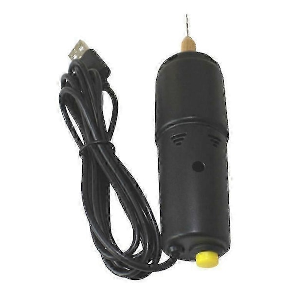 Bærbar Håndholdt Mini USB Elektrisk Boremaskine (1 stk, Sort)
