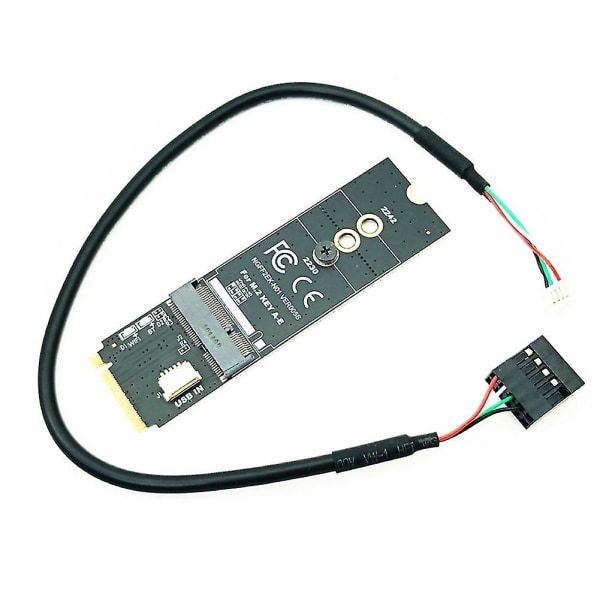 M.2 Key-m to Key A-e/e Adapter Riser Card M.2 Ngff Pcie Protocol Wireless Network Card Module-m.784