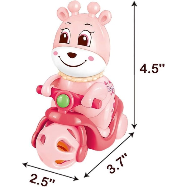 Træk tilbage legetøjsbil egnet til småbørn friktionskraft bil legetøj fest gave farve tilfældig