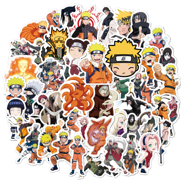 Demon Slayer: Yaba Naruto Dragon Ball Stickers Vandtætte 50 Pack
