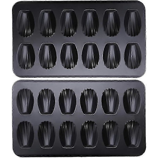 Non-Stick Madeleineform med kolstålskonstruktion, jämn gräddning & kraftiga Madeleinekakformar Elegant fransk konfektyrupplevelse, för