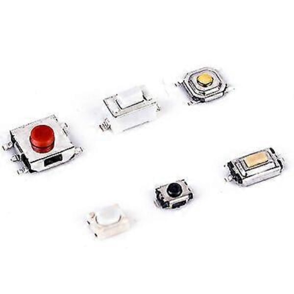 50 stk. Mikroknap 10-Type Fjernbetjeningsnøgle SMD SMT Knap Mikro Switch FK