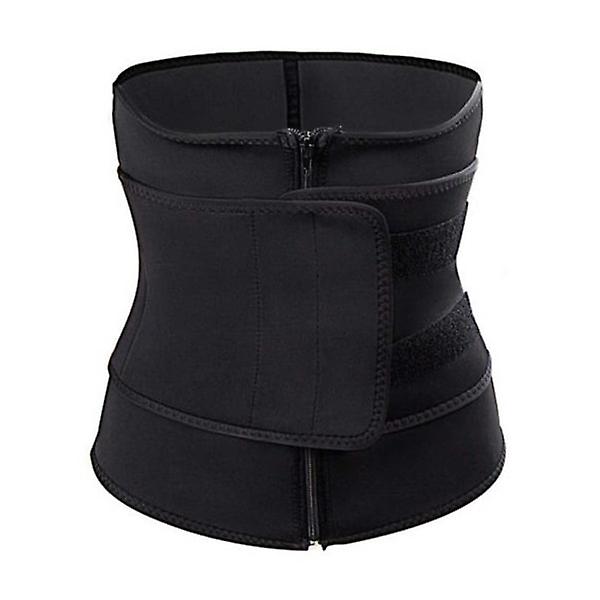 Träningskorsett Midjetränare Midjetränare Shapewear Midjebälte Svart Xxxl