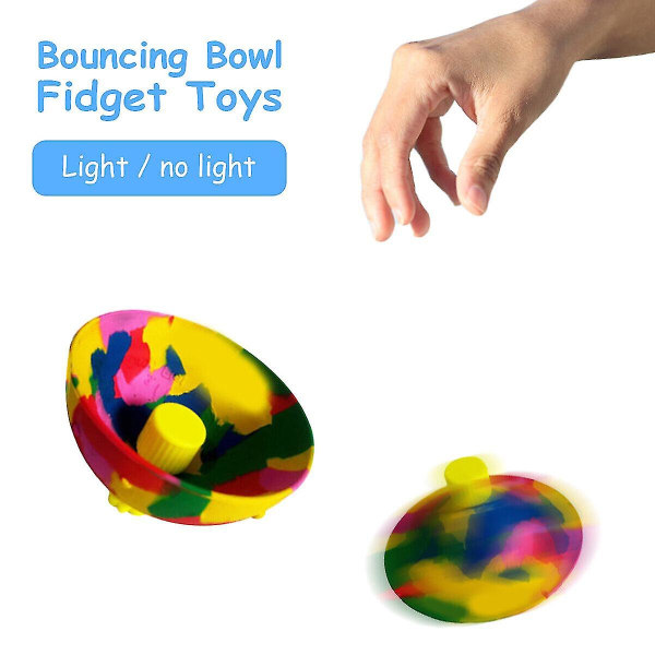 Fidget Toy Pomppiva pallo ponnahtaa kumipallolelut lapsille Hyppykulho Fidget Toy
