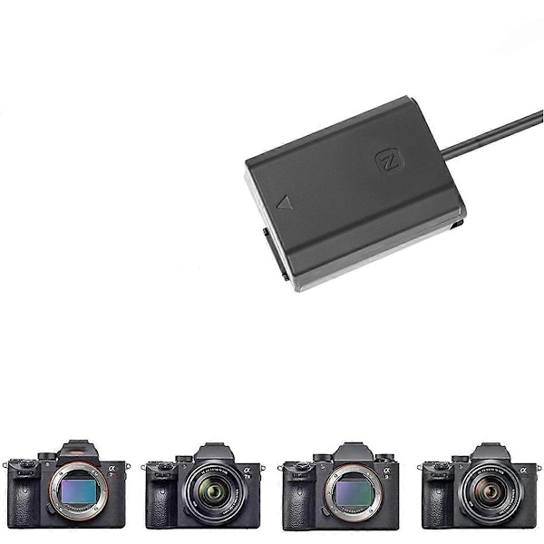 NP FZ100 Dummy Batteri til D-Tap for V-Mount BP Batteri til A7r3/A7M3/A7S3/Fx3 A9