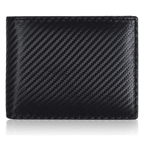 Herrplånbok,rfid blockerande plånbok,flipplånbok,smal Bifold-plånbok