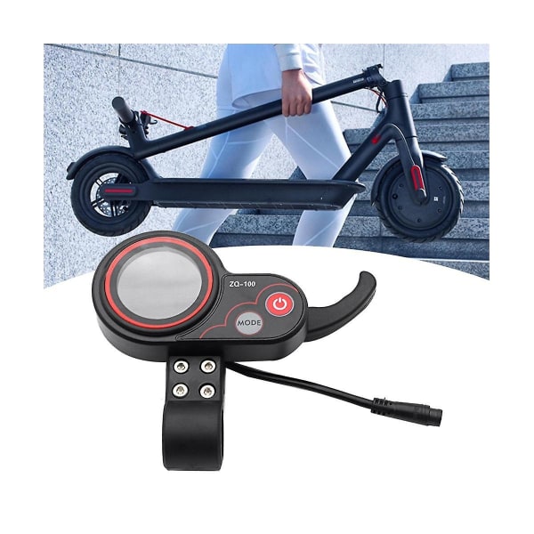 Zq-100 Kilometertæller Hastighedsjusterbar Elektrisk Scooter Meter 6 Pin Display Til Elektrisk Scooter Das