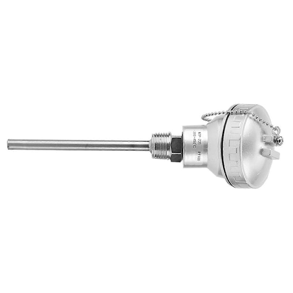 RTD PT100 Temperaturføler Probe 1/2\" NPT Gevind Termoelement Terminalhoved (PT 100mm)