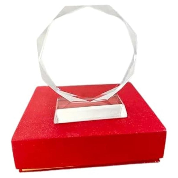 Krystal Glas Trofæ Blank Krystal Trofæ Medal Graduering Sæson Minde Ornamenter Virksomhed Priser