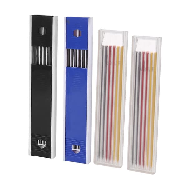 Solid Carpenter Pencil,Marker Refill Long Nosed Deep Hole Mechanical Pencil Woodworking Tools for A
