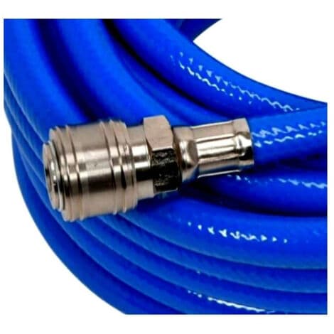 Trykkluftslange for kompressor 15 meter 1/4\" hurtigkobling