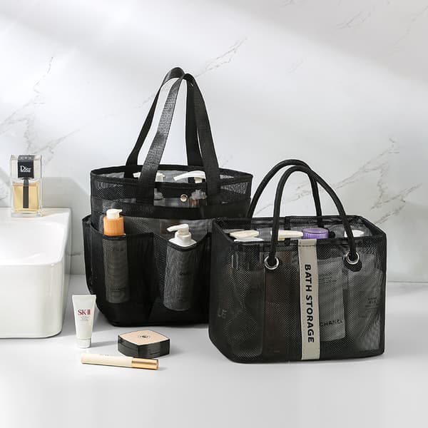 Small Shower Caddy for Men Black