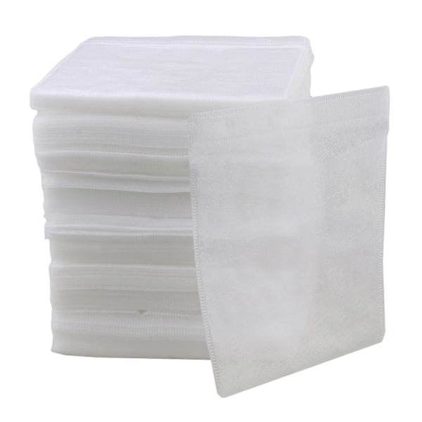 500 stk. 14x13cm Hvide Opp Plast Dobbeltsidede Cd Dvd Opbevaringslommer