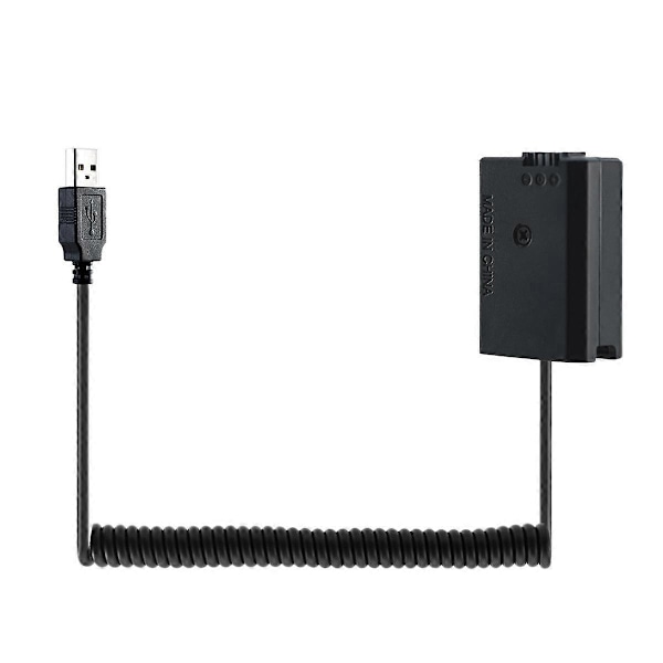 NP-FW50 Dummy Batteri Fjær USB Ladekabel for A7 A7R A7S A7M A7II A7S2 A7M2 A7R2 A6500 A6300