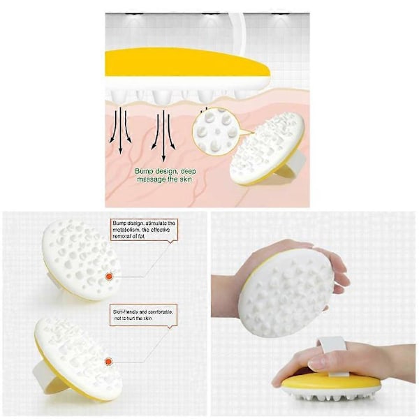 Anti Cellulite Massagebørste Kropsmassagebørste Cellulitebørste Pletfjerner Slankebørste Afslapningsskrubbemassager