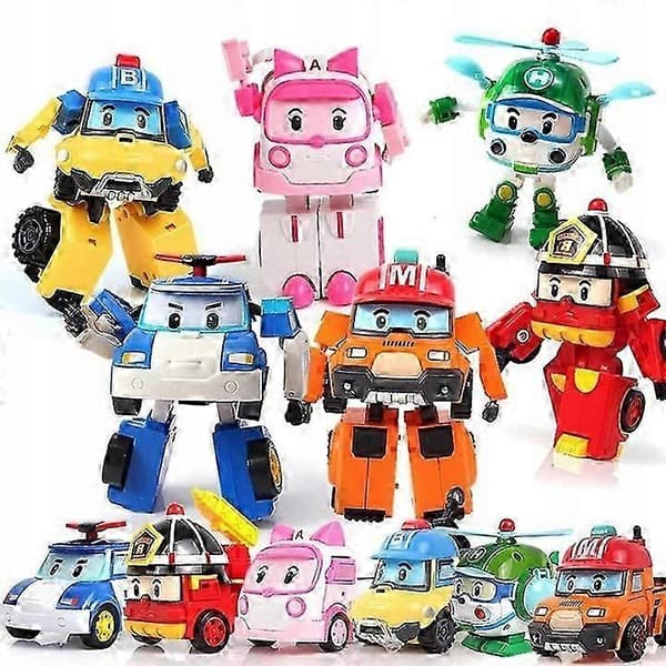 Robocar Roy Helly Poli Amber Sæt Med 6 Jeg Anbefaler