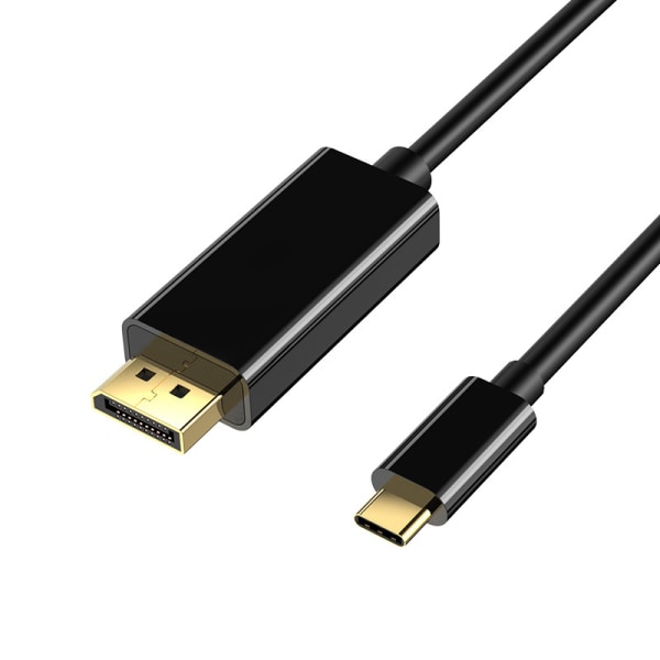 USB typ C (Thunderbolt 3) till HDMI 4K UHD-kabel, 3M USB-C till HDMI hane till hane-adapter Guldpläterad sladd