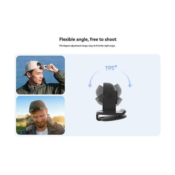 Til Insta360 GO 3S / GO 3 Clip Mount Hat Clip Quick Release Clamp