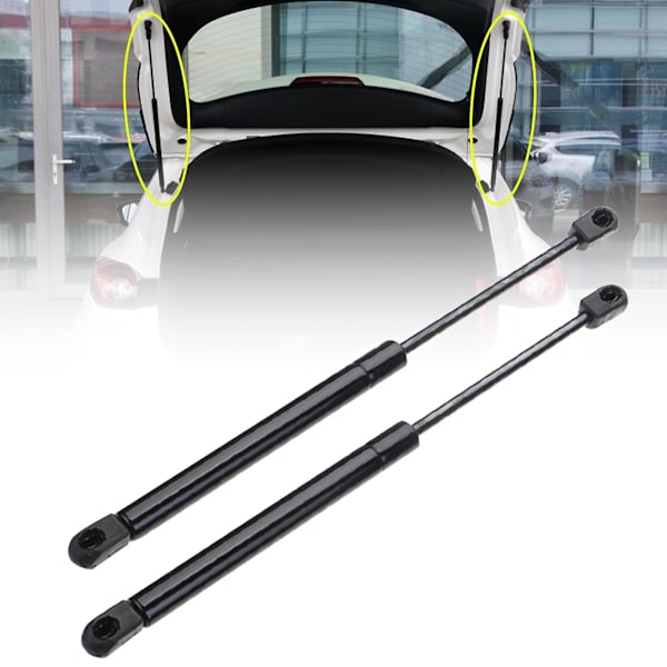 2 kpl hiiliteräksestä valmistettua auton takaluukun kaasujousta Mazda 3 -autoon vuosimallia 2004-2009