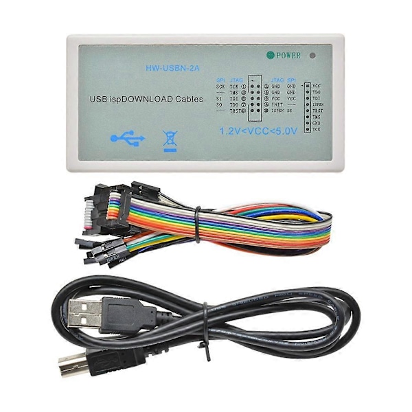 USB Downloader JTAG ISP Programmer Download Kabel Programmer ISP Download Kabel med USB Kabel Jump