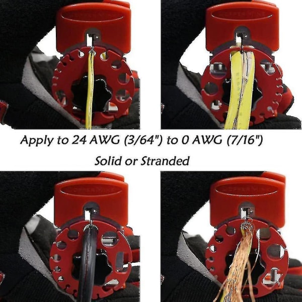 Elektrisk wire afisoleringsmaskine Kabelskærer- Håndholdt hurtig afisoler