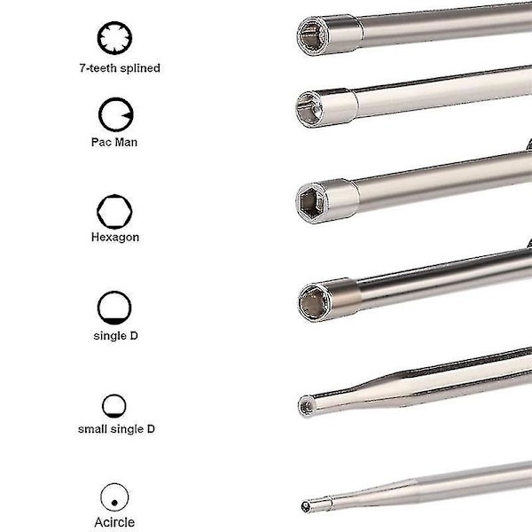 2-pack förgasarjusteringsverktygssats för små trimmer Weedeater Chain - Set med 12