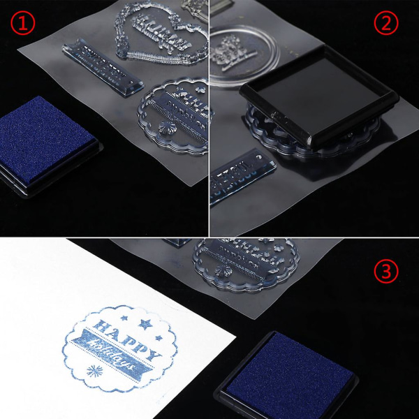 Ønsker Clear Stamp Silikone Seal Sheet Diy Photo Scrapbook Craft Card Album S37