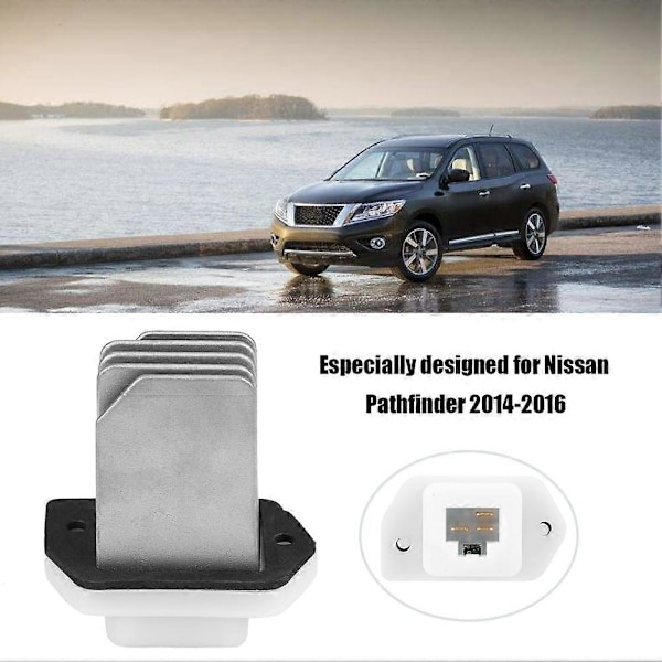 Bilmotor Kylfläkt Motor Omkopplare Fläktmotstånd för Nissan Pathfinder 2014-2016