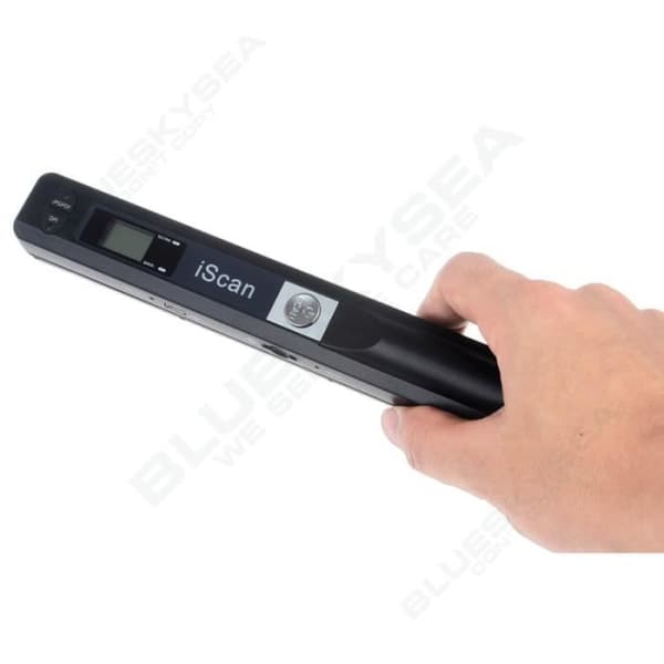 A4 bærbar scanner - - Iscan01 - 900 DPI - USB - JPEG/PDF-lagring