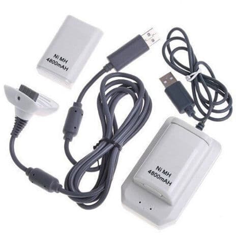 4800 mAh batteripakke til Xbox 360 joystick-controller
